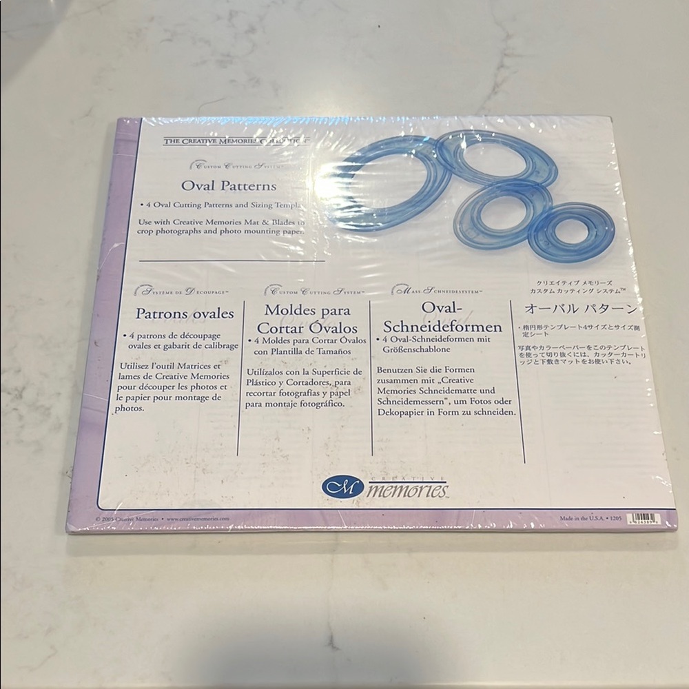 CM Memories Oval Patterns Set